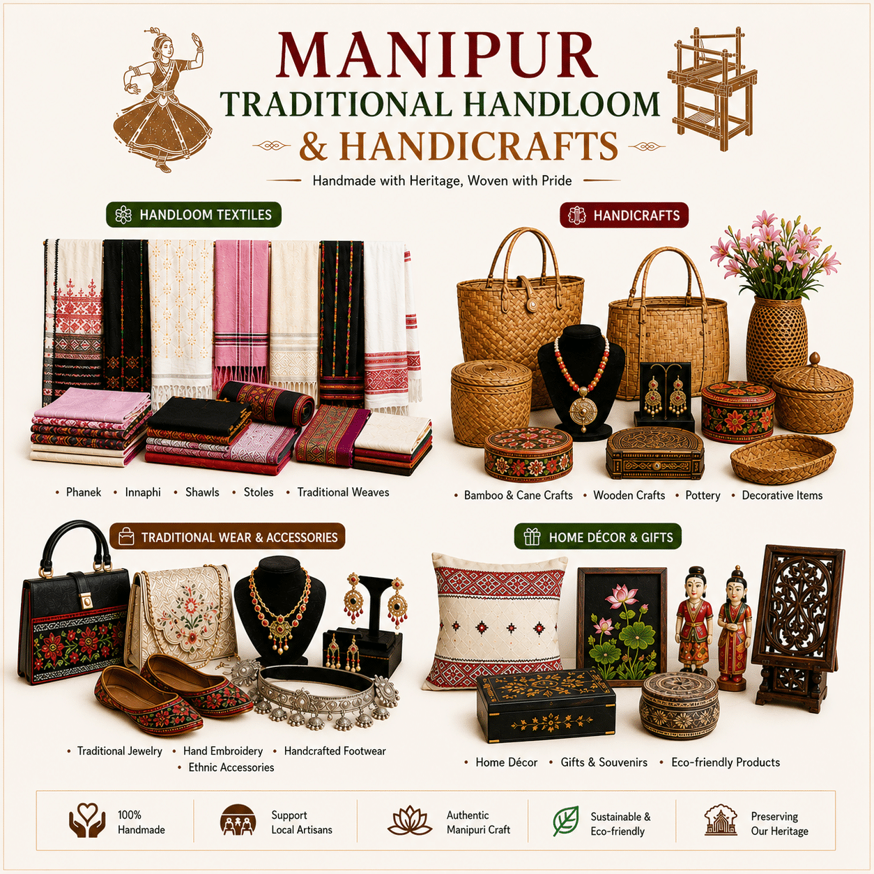Manipur Traditional Handloom & Handicrafts